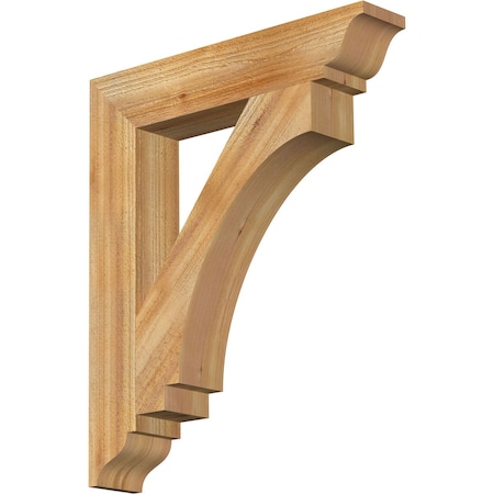 Imperial Traditional Rough Sawn Bracket, Western Red Cedar, 4W X 22D X 26H